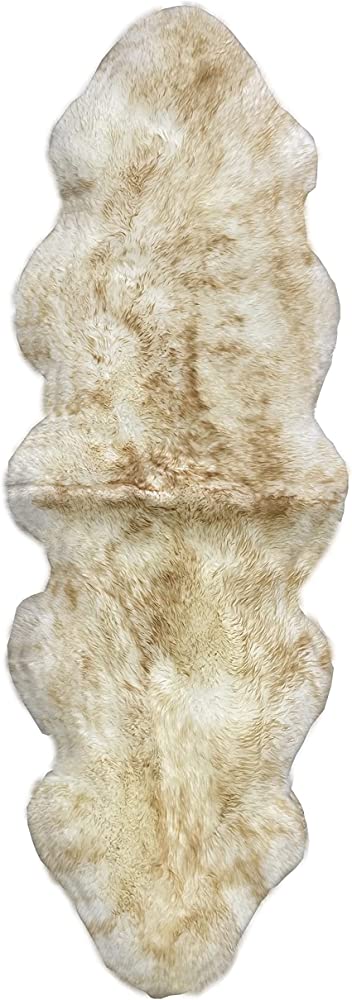 Faux Sheepskin Area Rug, Fluffy & Soft fur Rug