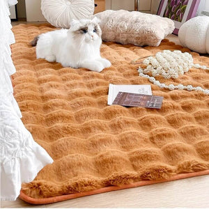 Super Area Rugs Ultra Soft & Fluffy Faux Fur Sheepskin Rug