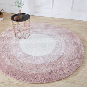 Shag Rug,Gradient Round Rectangle rug