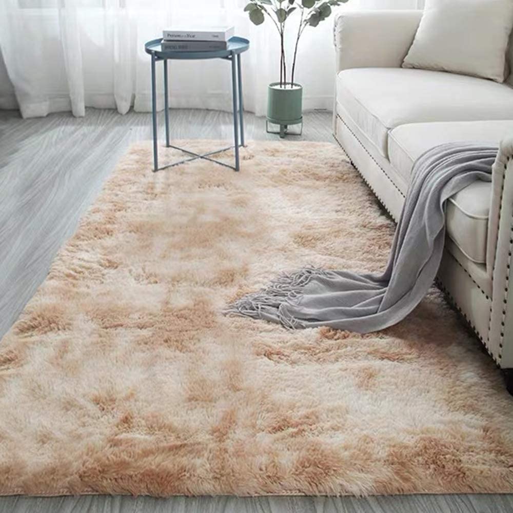 Shag Area Rug ,Soft Faux Silky Smooth Sheepskin Carpet
