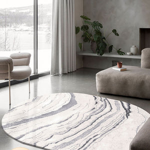 Living room bedroom oval area rug,gradient rug