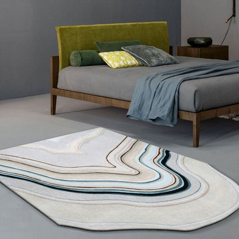 Irregular shape rug, individual creative rug
