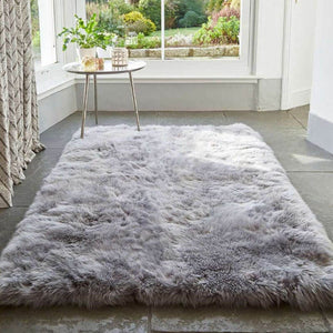 Shaggy Soft Faux Sheepskin Fur Area Rugs Floor Mat