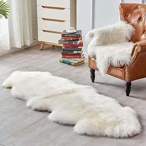 Faux Sheepskin Area Rug, Fluffy & Soft fur Rug