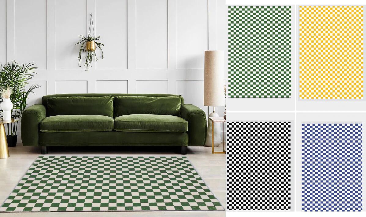Checkered Rug,Checkers Rugs