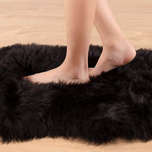 Luxury Soft Faux Sheepskin  Plush Fur Area Rugs for Bedroom | Couch Seat Cushion